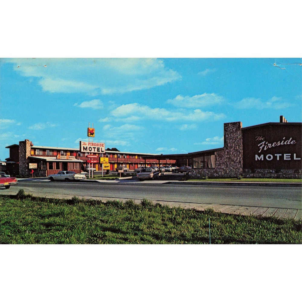 Fireside Motel Eureka California CA Chrome Postcard 1965 Roadside Americana - Picture 1 of 2